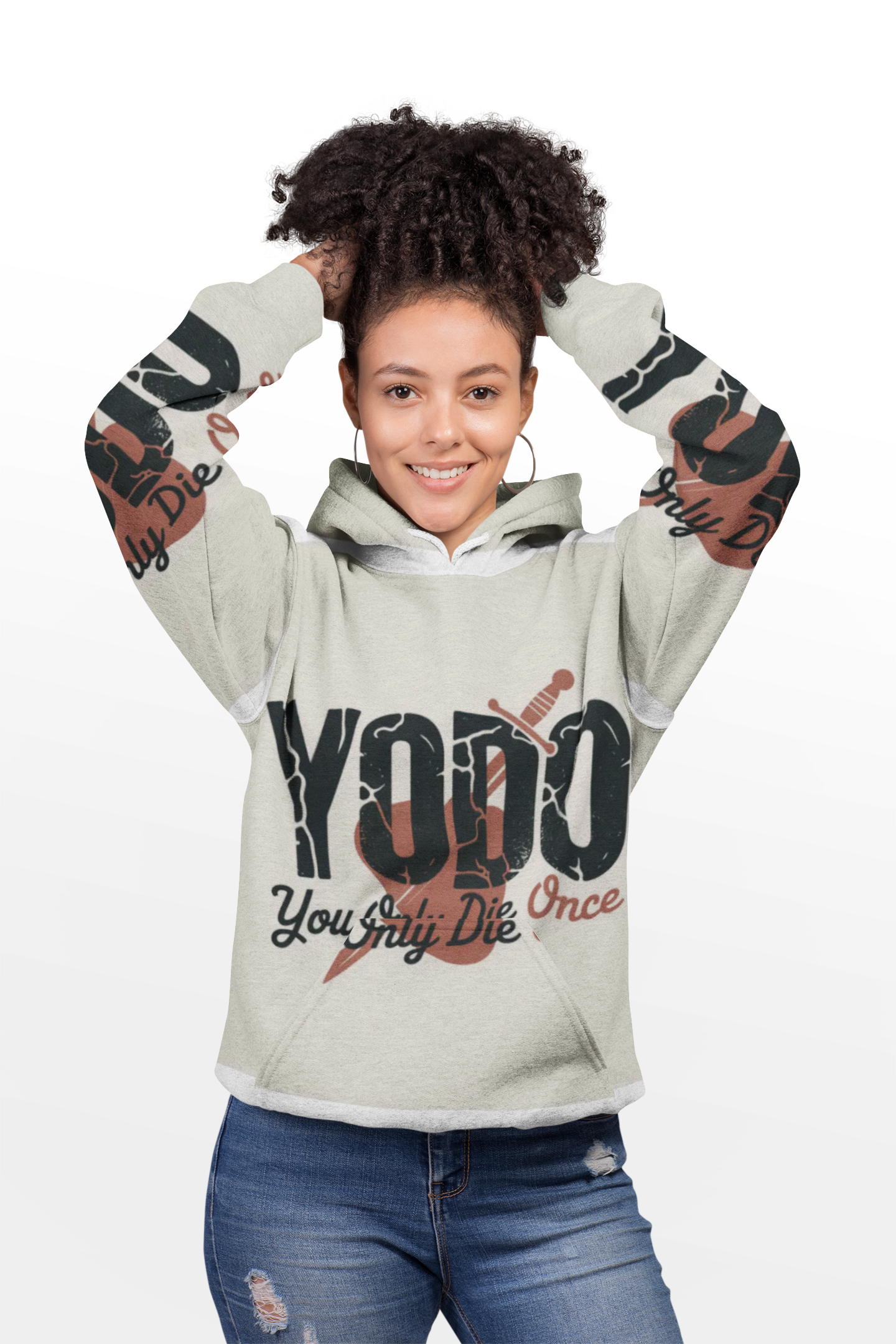 YODO Motivational Unisex Heavy Blend Hoodie