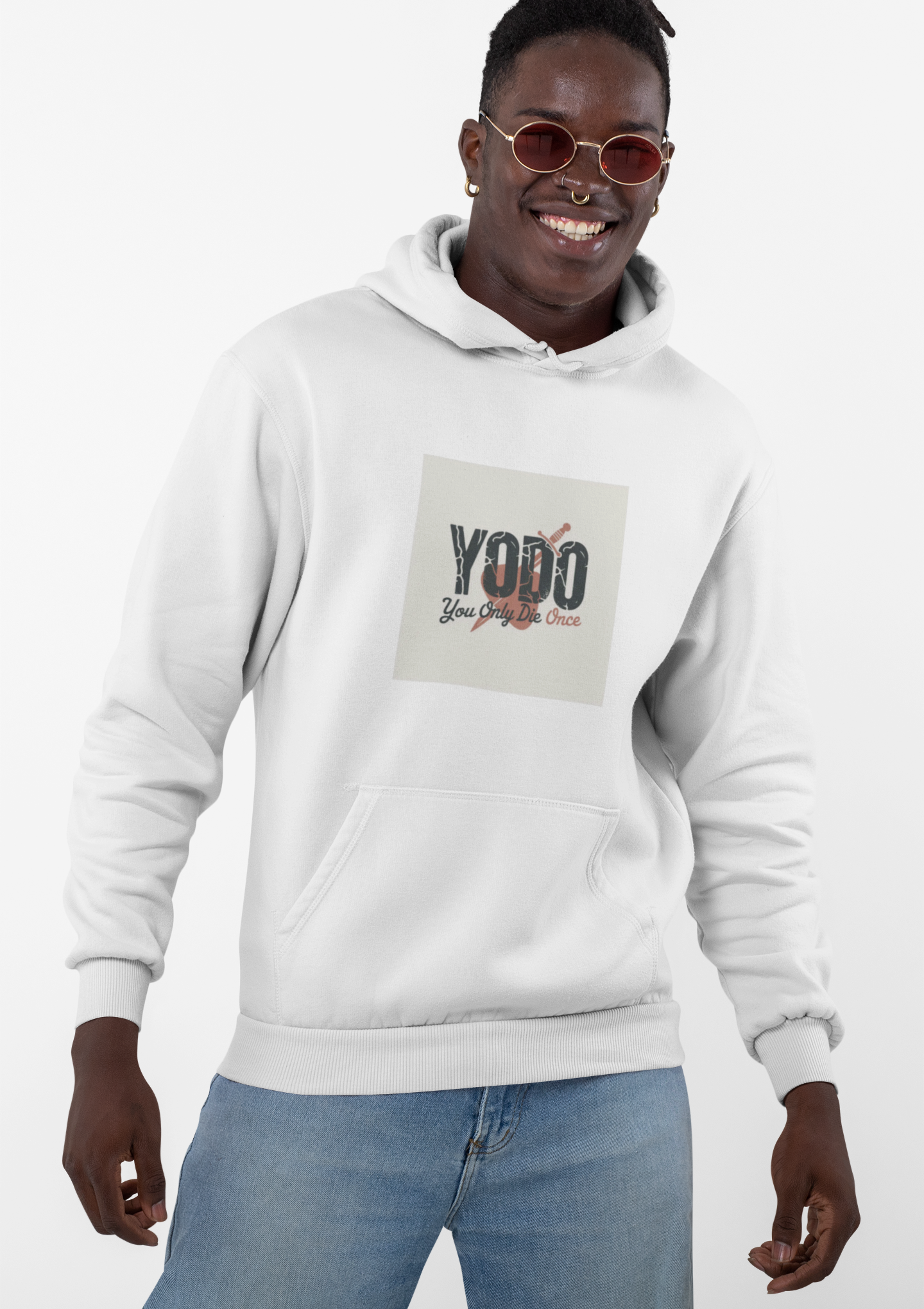 YODO Motivational Unisex Heavy Blend Hoodie